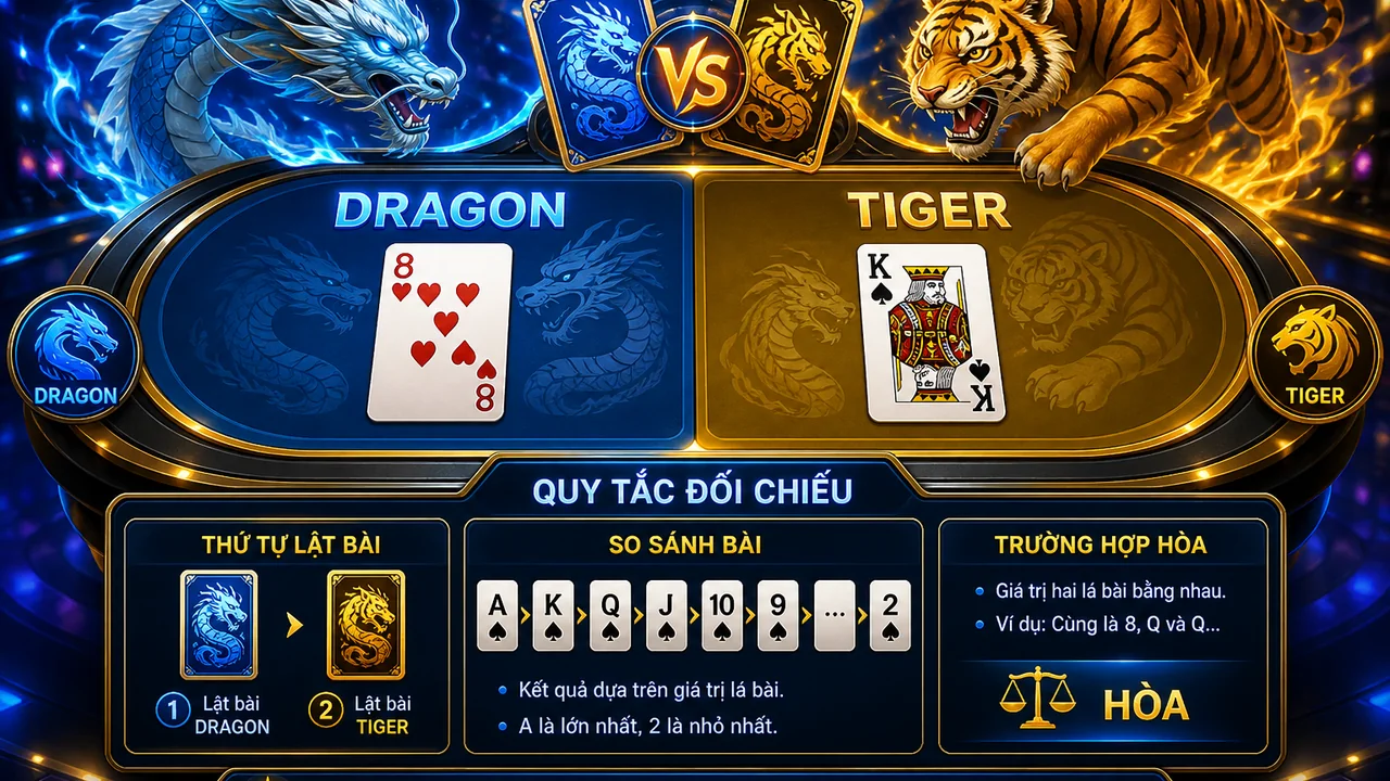 Đọc bàn Dragon Tiger dễ hiểu: cách đọc Dragon Tiger mu88 cho người mới